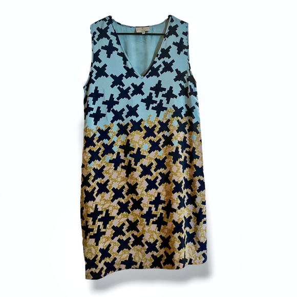 Essentiel Antwerp Dresses & Skirts - Beautiful Shift Dress in Blue and Gold